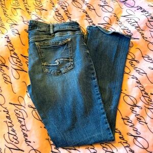 Silver Suki Bootcut Jeans, size 36